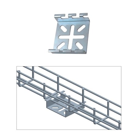 Quest Mfg Cable Tray Spider Bracket, Zinc CT0019-03